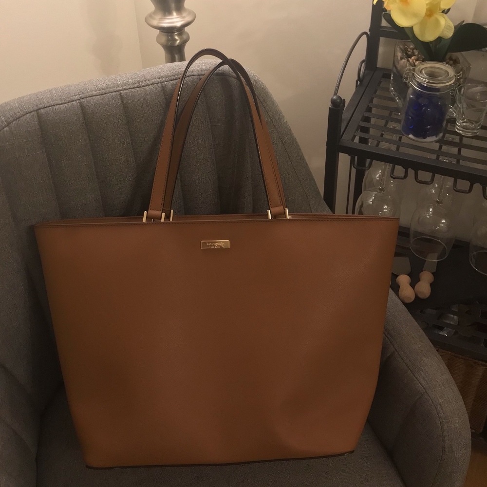 NwoT-Kate Spade Brown Leather Work Bag